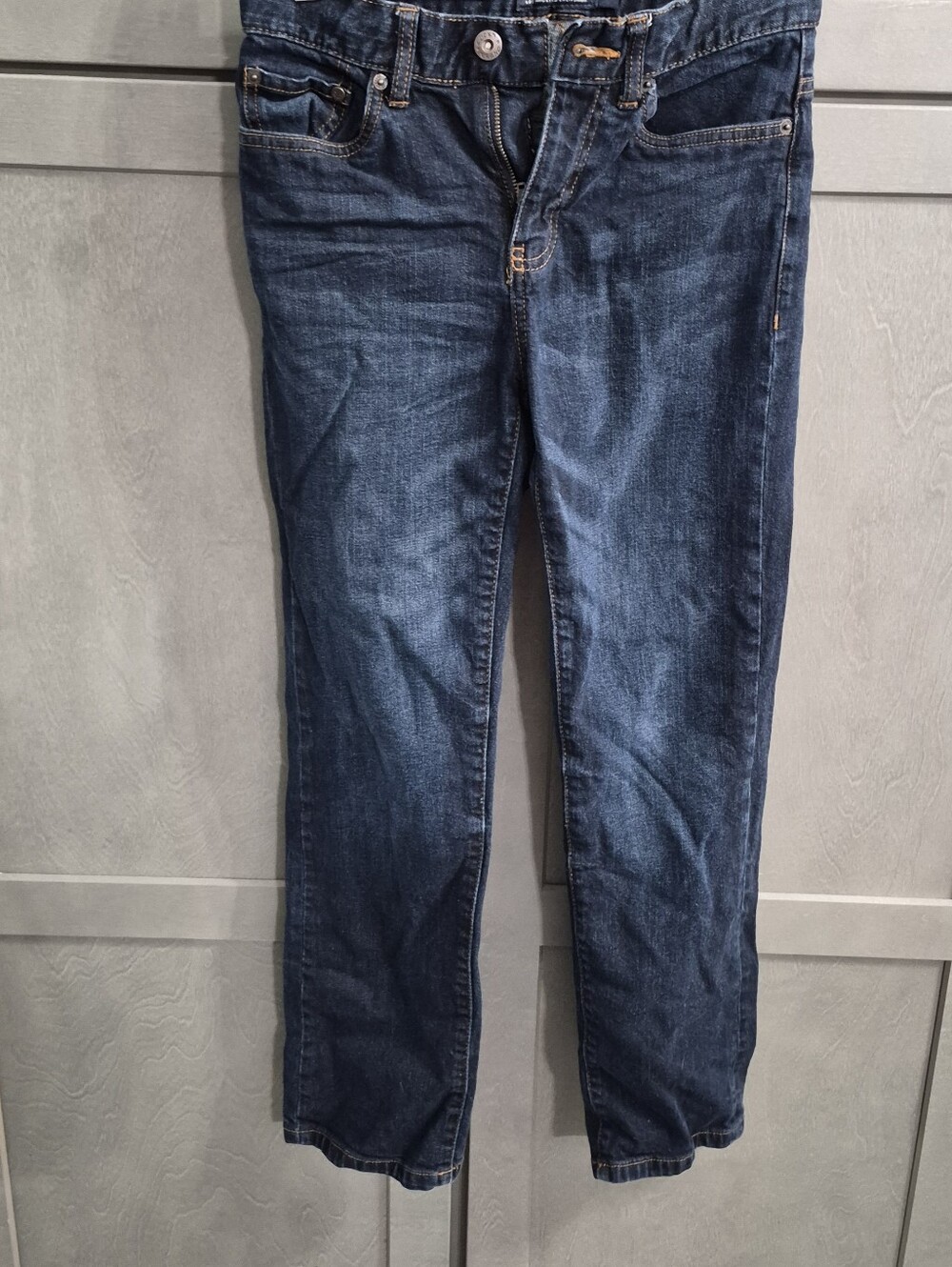 Boys Size 12 Dark Blue Straight-Leg Lucky Brand Jeans
